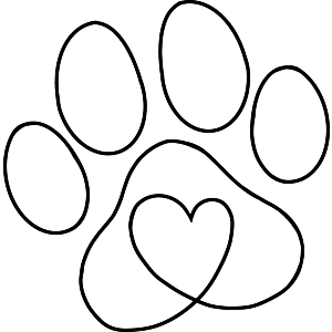 Pawprint Heart