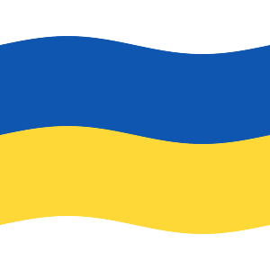 Waving Ukrainian Flag