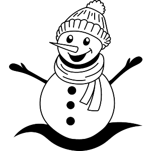 Snowman & Scarf