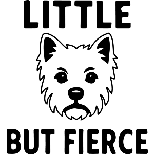 Westie Little But Fierce