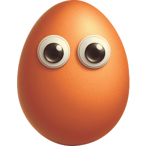 Funny Brown Egg
