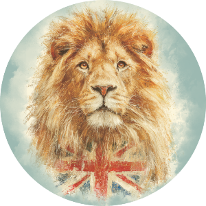 British Lion Portrait
