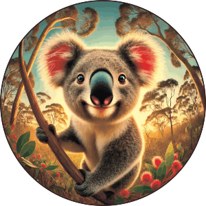 Smiling Koala Bear