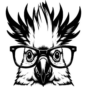 Cockatoo Wearing Glasses