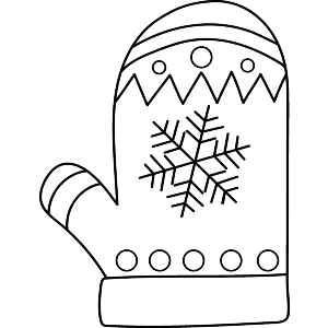 Mitten & Snowflake
