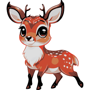 Cute Red Deer