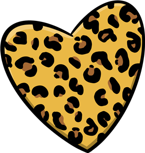 Leopard Print Heart