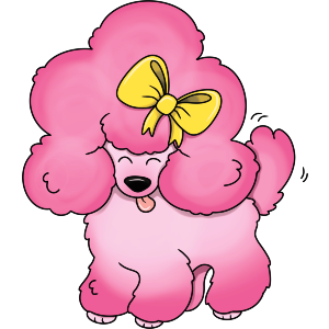 Pink Poodle Puppy