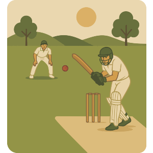 Cricket Match Action