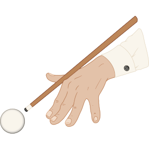 Snooker Player Hand