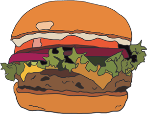 Juicy Big Cheese Burger 