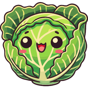 Cute Kawaii Cabbage
