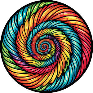 Rainbow Spiral