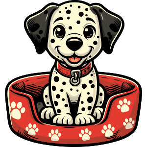 Cute Dalmation Puppy