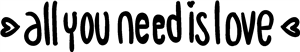 All You Need Is Love Text
