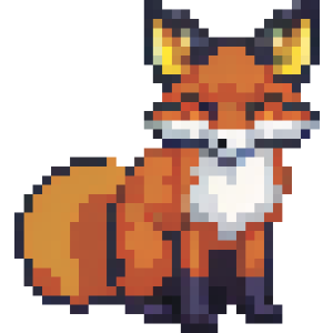 Pixel Art Fox