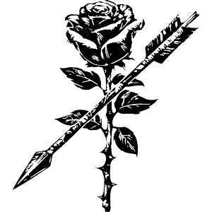 Rose with Arrow