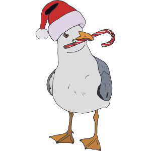 Christmas Seagull 