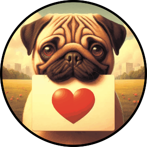 Pug Love Note