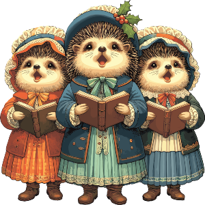 Hedgehog Carol Singers