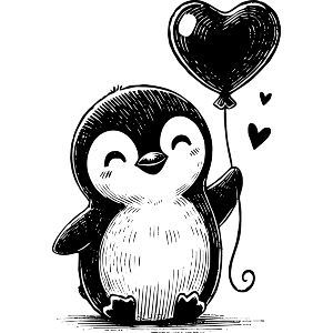 Sweetheart Baby Penguin