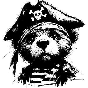 Scruffy Pirate Teddy