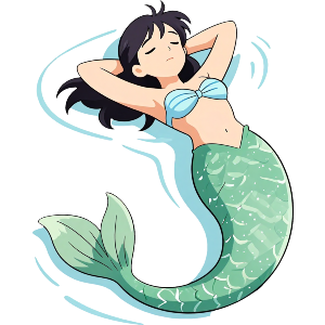 Mermaid Sunbathing