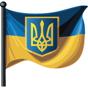 Ukraine National Flag 