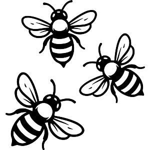 Trio of Bees