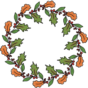 Autumn Wreath With Berries