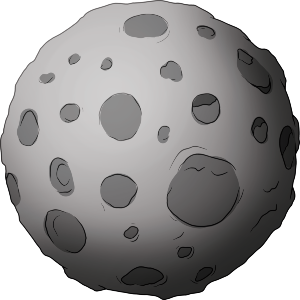 Cratered Moon