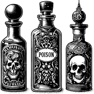 Fancy Poison Bottles