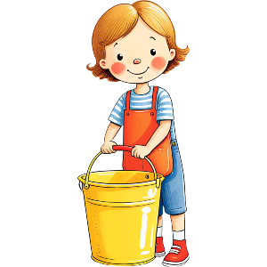 Child and Bucket