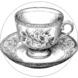 Vintage Teacup and Saucer