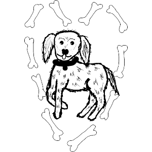 Dog Paradise Surrounded by Bones