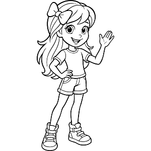 Girl Cartoon Character