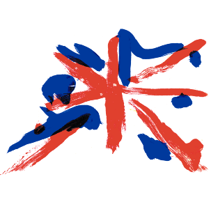 Painted Union Jack