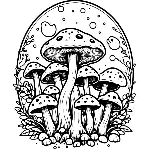 Spooky Mushroom Patch