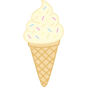 Icecream with sprinkles
