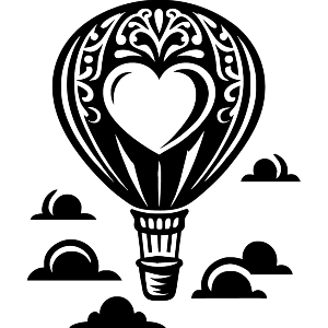Love Hot Air Balloon