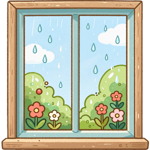 Rainy Spring Window