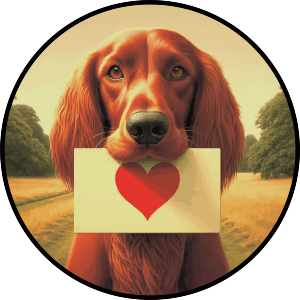 Red Setter Love Note