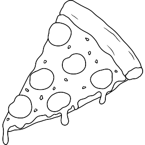 Pepperoni Pizza Slice