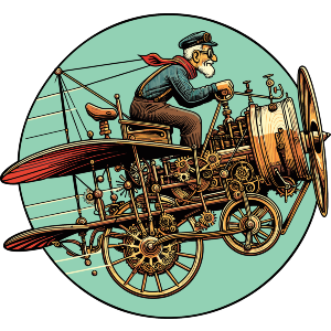 Steampunk Flying Machine
