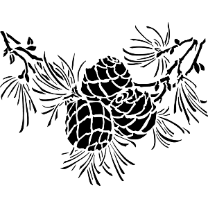 Pine Cones Motif