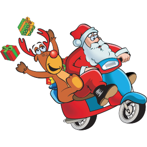 Santa Scooter