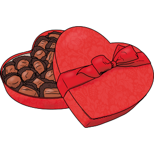 Heart Chocolate Box