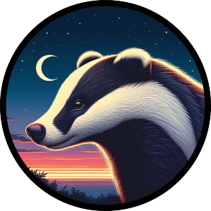 Badger By Moonlight