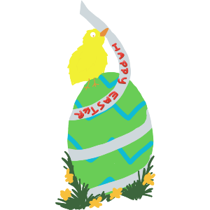 Easter Chick With A Message 