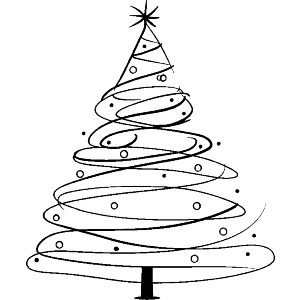 Abstract Christmas Tree
